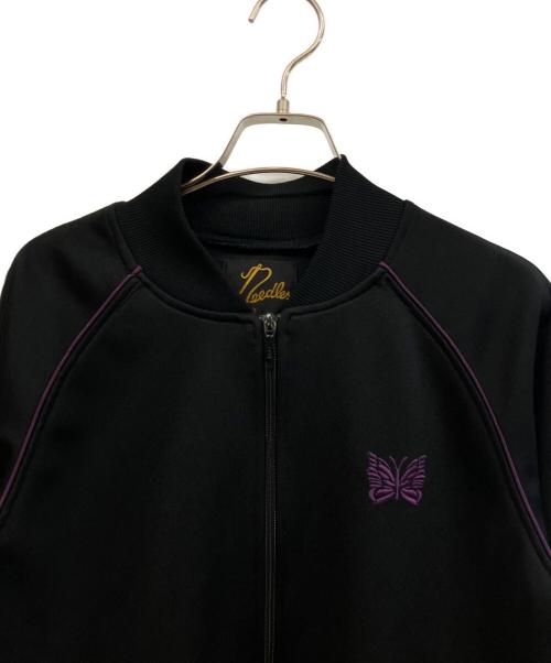 Needles（ニードルズ）Needles (ニードルズ) トラックジャケット ブラック×パープル サイズ:Mの古着・服飾アイテム