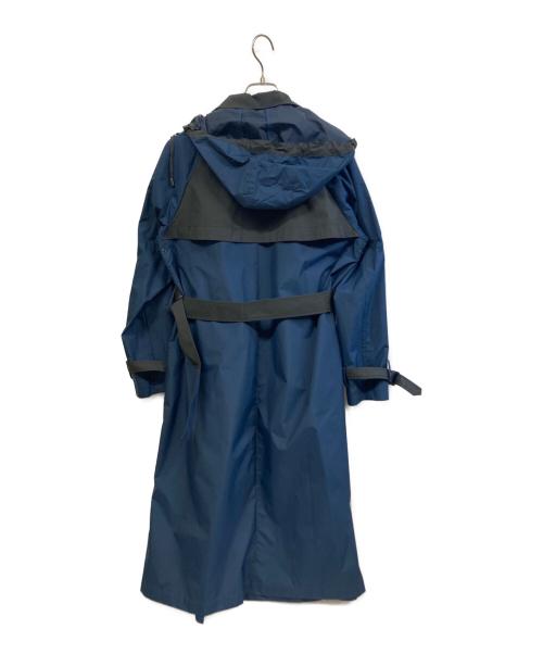 Aquascutum（アクアスキュータム）Aquascutum (アクアスキュータム) 撥水トレンチコート ネイビー サイズ:M -Lの古着・服飾アイテム