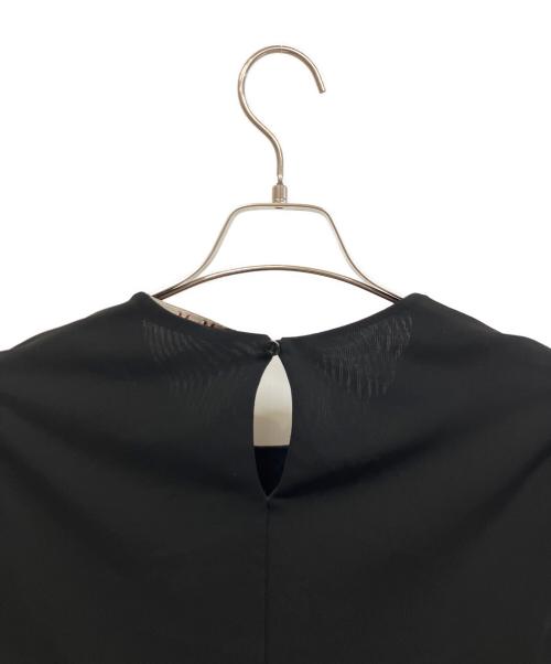 Max Mara Studio（マックスマーラ ストゥディオ）Max Mara Studio (マックスマーラ ストゥディオ) 半袖ワンピース ブラック サイズ:Mの古着・服飾アイテム
