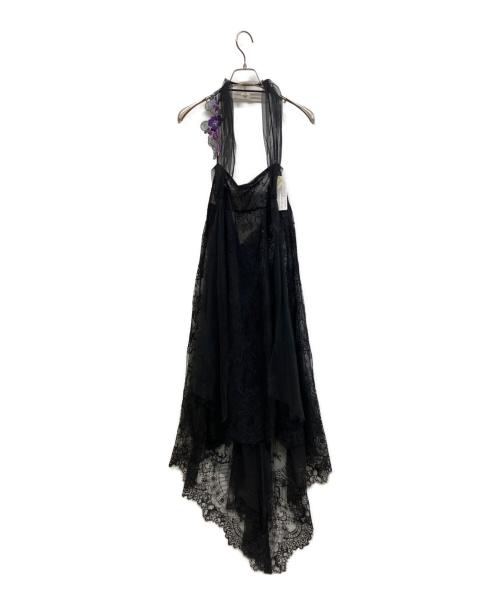 wacoal（ワコール）wacoal (ワコール) レーススカート ブラック サイズ:L 未使用品の古着・服飾アイテム
