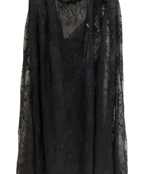 wacoal（ワコール）wacoal (ワコール) レーススカート ブラック サイズ:L 未使用品の古着・服飾アイテム