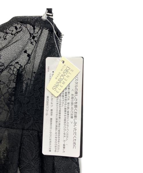 wacoal（ワコール）wacoal (ワコール) レーススカート ブラック サイズ:L 未使用品の古着・服飾アイテム