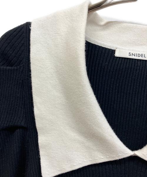 Snidel（スナイデル）Snidel (スナイデル) 薄手ニット ブラック サイズ:Sの古着・服飾アイテム