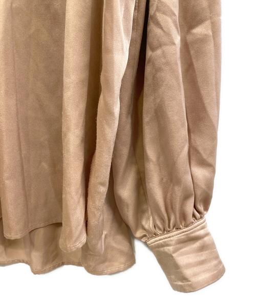 Adam et Rope（アダム エ ロペ）Adam et Rope (アダム エ ロペ) 長袖ブラウス ブラウン サイズ:Fの古着・服飾アイテム