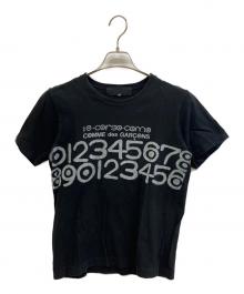 10 corso como×COMME des GARCONS（ディエチ コルソコモ×コムデギャルソン）の古着「半袖カットソー」｜ブラック