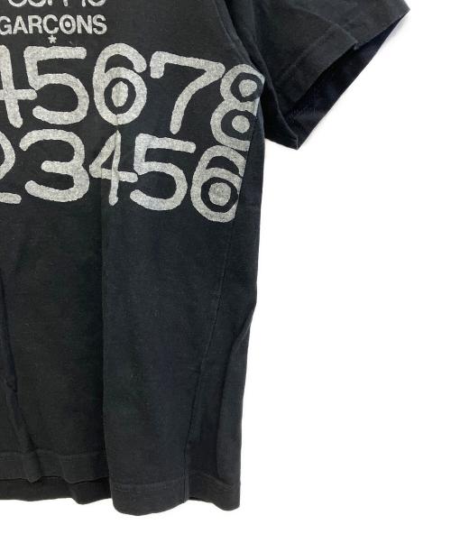 10 corso como（ディエチ コルソコモ）10 corso como (ディエチ コルソコモ) COMME des GARCONS (コムデギャルソン) 半袖カットソー ブラック サイズ:Sの古着・服飾アイテム