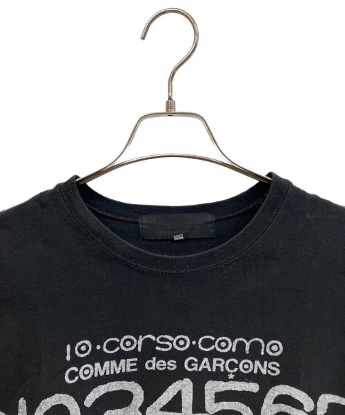 10 corso como（ディエチ コルソコモ）10 corso como (ディエチ コルソコモ) COMME des GARCONS (コムデギャルソン) 半袖カットソー ブラック サイズ:Sの古着・服飾アイテム