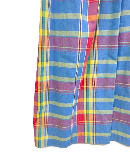 tricot COMME des GARCONS（トリココムデギャルソン）tricot COMME des GARCONS (トリココムデギャルソン) チェックスカート ブルー サイズ:Mの古着・服飾アイテム