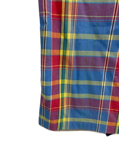 tricot COMME des GARCONS（トリココムデギャルソン）tricot COMME des GARCONS (トリココムデギャルソン) チェックスカート ブルー サイズ:Mの古着・服飾アイテム