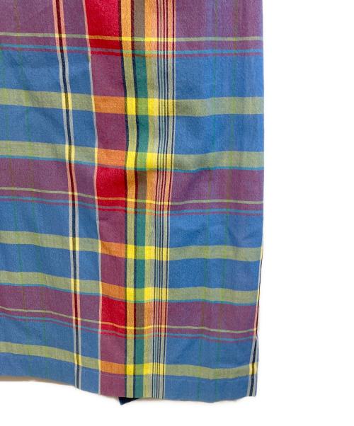 tricot COMME des GARCONS（トリココムデギャルソン）tricot COMME des GARCONS (トリココムデギャルソン) チェックスカート ブルー サイズ:Mの古着・服飾アイテム