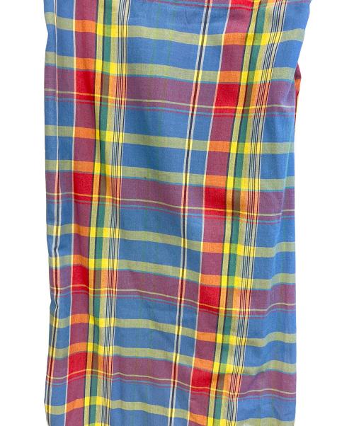 tricot COMME des GARCONS（トリココムデギャルソン）tricot COMME des GARCONS (トリココムデギャルソン) チェックスカート ブルー サイズ:Mの古着・服飾アイテム