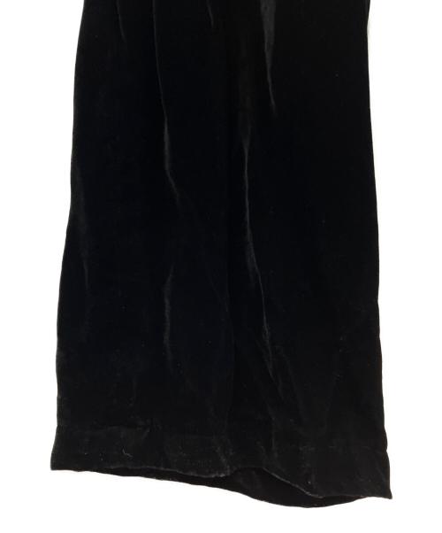 tricot COMME des GARCONS（トリココムデギャルソン）tricot COMME des GARCONS (トリココムデギャルソン) ベロアパンツ ブラック サイズ:Mの古着・服飾アイテム
