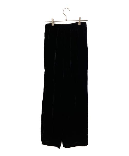 tricot COMME des GARCONS（トリココムデギャルソン）tricot COMME des GARCONS (トリココムデギャルソン) ベロアパンツ ブラック サイズ:Mの古着・服飾アイテム