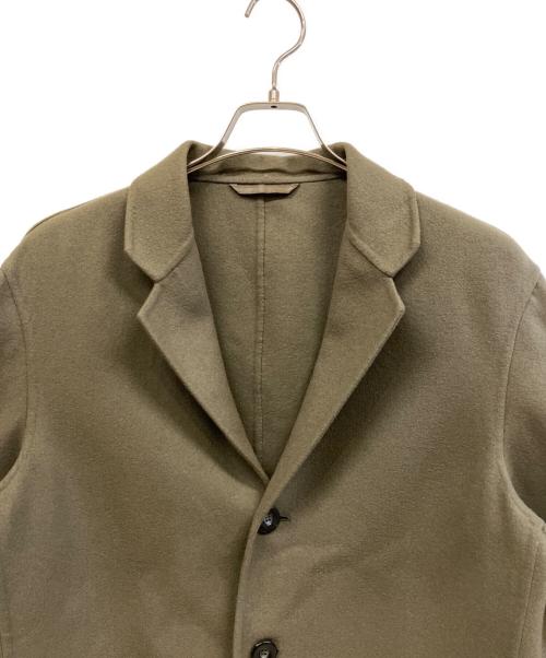 GIORGIO ARMANI（ジョルジョアルマーニ）GIORGIO ARMANI (ジョルジョアルマーニ) テーラードジャケット ネーム刺繍有 チャコールグレー サイズ:48の古着・服飾アイテム