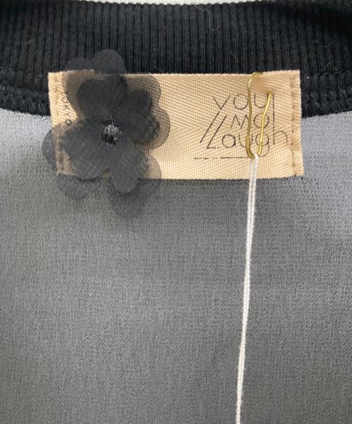 You Mo Laugh（ユーモラフ）You Mo Laugh (ユーモラフ) 半袖ブラウス ブラック サイズ:free 未使用品の古着・服飾アイテム