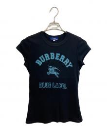 BURBERRY BLUE LABEL（バーバリー ブルー レーベル）の古着「半袖カットソー」｜ブラック