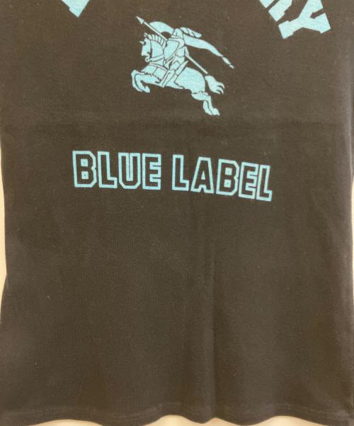 BURBERRY BLUE LABEL（バーバリー ブルー レーベル）BURBERRY BLUE LABEL (バーバリー ブルー レーベル) 半袖カットソー ブラック サイズ:38の古着・服飾アイテム
