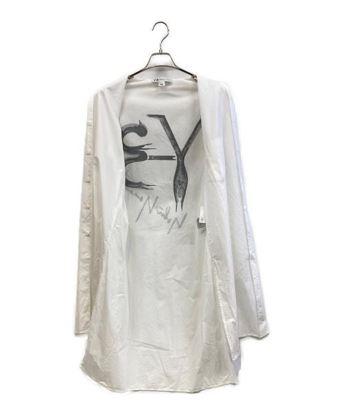 Y-3（ワイスリー）Y-3 (ワイスリー) 長袖シャツ ホワイト サイズ:XSの古着・服飾アイテム