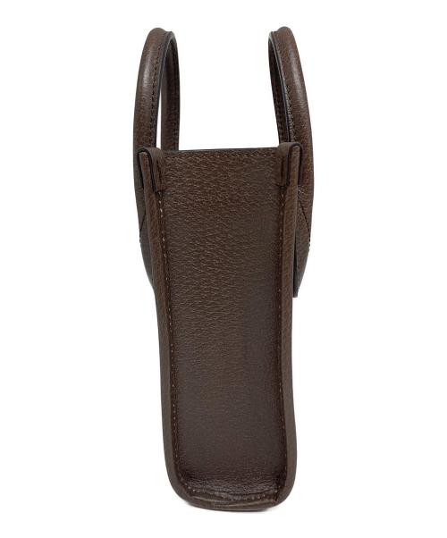 GUCCI（グッチ）GUCCI (グッチ) 2WAYミニトートバッグ ブラウン×ベージュの古着・服飾アイテム