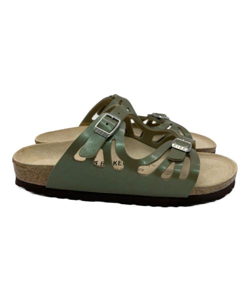 BIRKENSTOCK（ビルケンシュトック）BIRKENSTOCK (ビルケンシュトック) サンダル オリーブ サイズ:22.5cmの古着・服飾アイテム