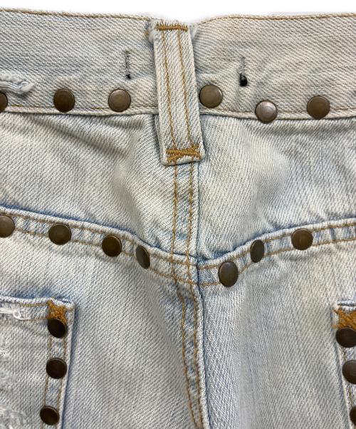 DOLCE & GABBANA（ドルチェ＆ガッバーナ）DOLCE & GABBANA (ドルチェ＆ガッバーナ) ダメージ加工デニムパンツ インディゴ サイズ:48の古着・服飾アイテム