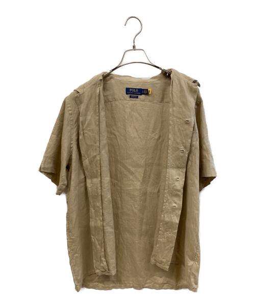 POLO RALPH LAUREN（ポロ・ラルフローレン）POLO RALPH LAUREN (ポロ・ラルフローレン) 半袖シャツ ベージュ サイズ:LGの古着・服飾アイテム