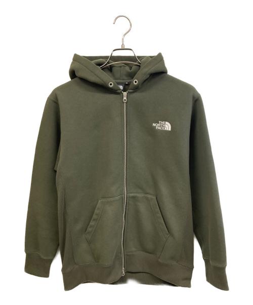 THE NORTH FACE（ザ ノース フェイス）THE NORTH FACE (ザ ノース フェイス) ジップパーカー オリーブ サイズ:Mの古着・服飾アイテム