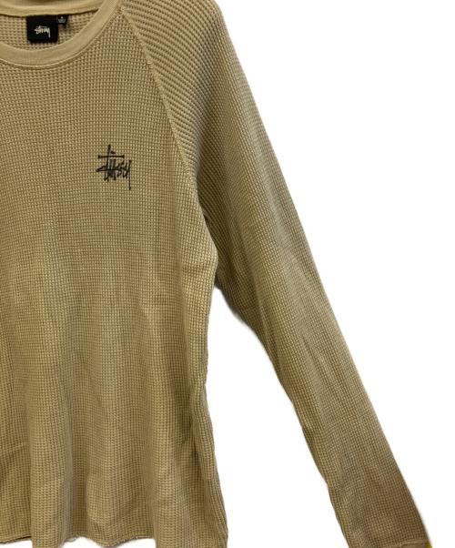 stussy（ステューシー）stussy (ステューシー) 長袖カットソー カーキ サイズ:Lの古着・服飾アイテム
