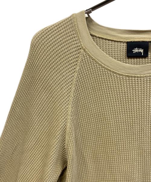 stussy（ステューシー）stussy (ステューシー) 長袖カットソー カーキ サイズ:Lの古着・服飾アイテム