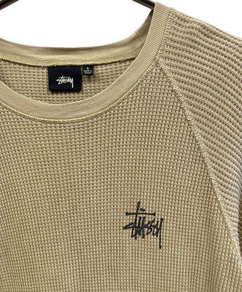 stussy（ステューシー）stussy (ステューシー) 長袖カットソー カーキ サイズ:Lの古着・服飾アイテム
