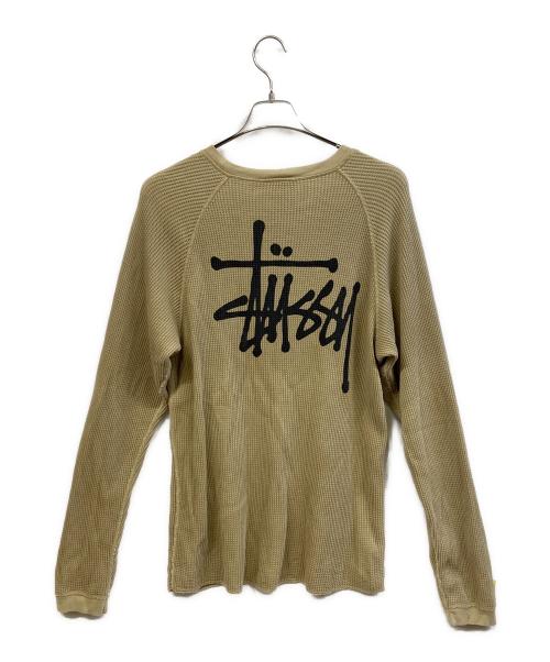 stussy（ステューシー）stussy (ステューシー) 長袖カットソー カーキ サイズ:Lの古着・服飾アイテム