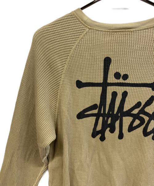 stussy（ステューシー）stussy (ステューシー) 長袖カットソー カーキ サイズ:Lの古着・服飾アイテム