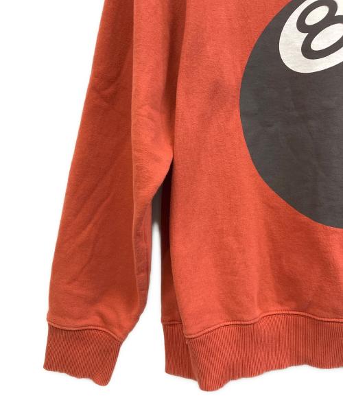 stussy（ステューシー）stussy (ステューシー) プルオーバーパーカー レッド サイズ:Mの古着・服飾アイテム
