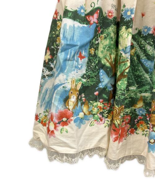Metamorphose（メタモルフォーゼ）Metamorphose (メタモルフォーゼ) ミニスカート アイボリー サイズ:Mの古着・服飾アイテム