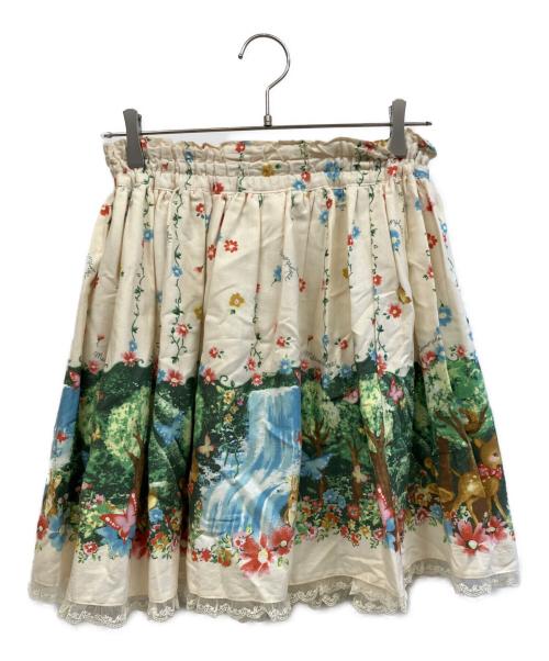 Metamorphose（メタモルフォーゼ）Metamorphose (メタモルフォーゼ) ミニスカート アイボリー サイズ:Mの古着・服飾アイテム
