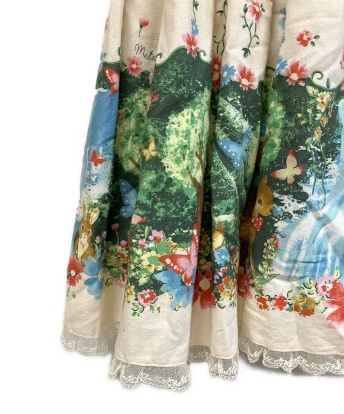 Metamorphose（メタモルフォーゼ）Metamorphose (メタモルフォーゼ) ミニスカート アイボリー サイズ:Mの古着・服飾アイテム