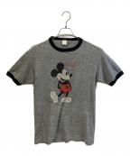 sports wearスポーツウェア）の古着「リンガーTシャツ」｜グレー