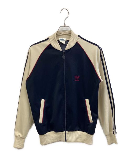adidas（アディダス）adidas (アディダス) トラックジャケット ネイビー×アイボリー サイズ:Mの古着・服飾アイテム