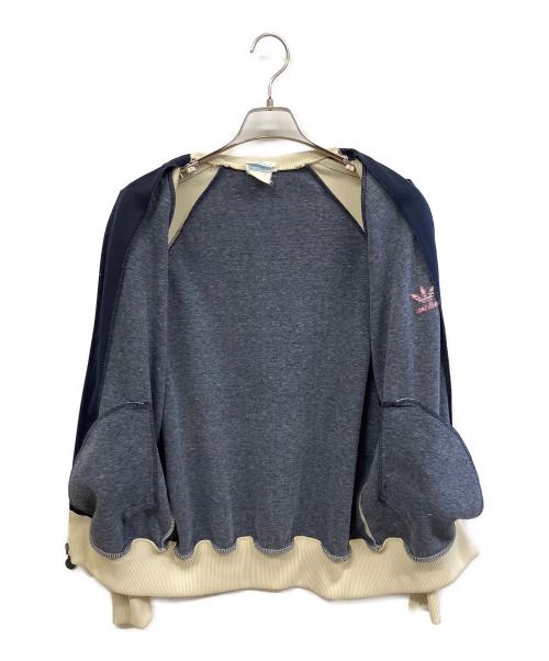 adidas（アディダス）adidas (アディダス) トラックジャケット ネイビー×アイボリー サイズ:Mの古着・服飾アイテム