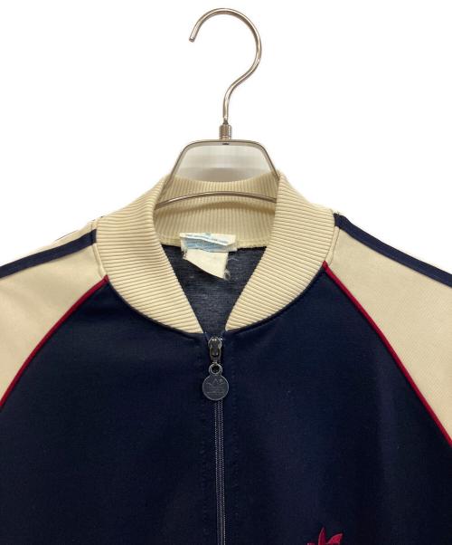 adidas（アディダス）adidas (アディダス) トラックジャケット ネイビー×アイボリー サイズ:Mの古着・服飾アイテム