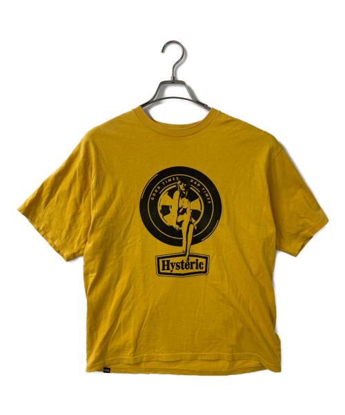 Hysteric Glamour（ヒステリックグラマー）Hysteric Glamour (ヒステリックグラマー) 半袖カットソー イエロー サイズ:Lの古着・服飾アイテム