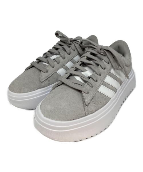 adidas（アディダス）adidas (アディダス) GRANDCOURT PF SUEDE グレー サイズ:25cmの古着・服飾アイテム