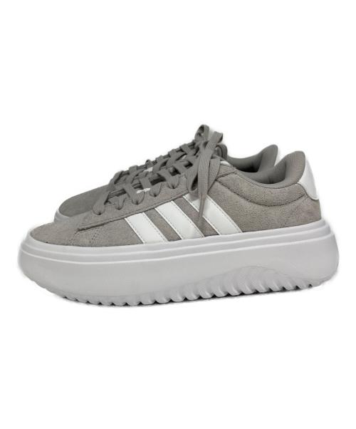 adidas（アディダス）adidas (アディダス) GRANDCOURT PF SUEDE グレー サイズ:25cmの古着・服飾アイテム