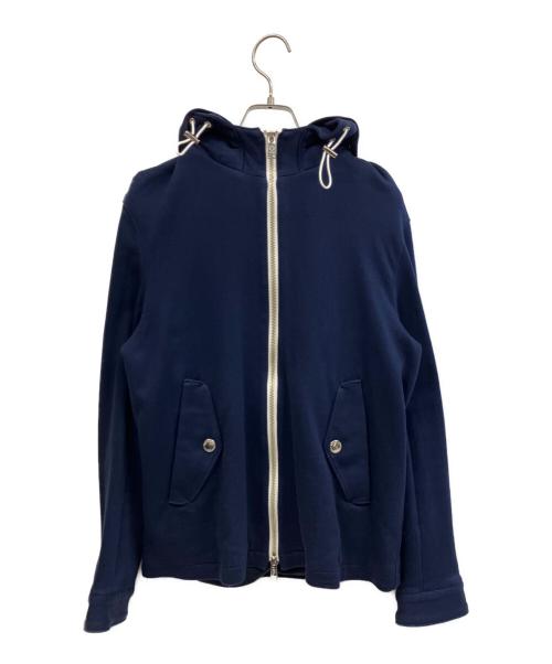 BLACK LABEL CRESTBRIDGE（ブラックレーベル クレストブリッジ）BLACK LABEL CRESTBRIDGE (ブラックレーベル クレストブリッジ) ジップパーカー ネイビー サイズ:Lの古着・服飾アイテム