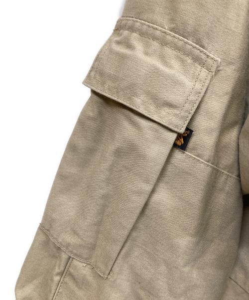 ALPHA（アルファ）ALPHA (アルファ) コールドウェザーパーカー ベージュ サイズ:Lの古着・服飾アイテム