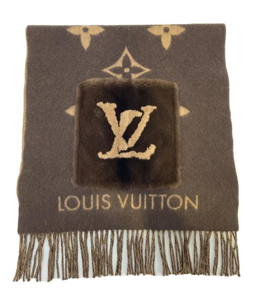 LOUIS VUITTON（ルイ ヴィトン）LOUIS VUITTON (ルイ ヴィトン) エシャルプ・コールド レイキャビック ブラウンの古着・服飾アイテム