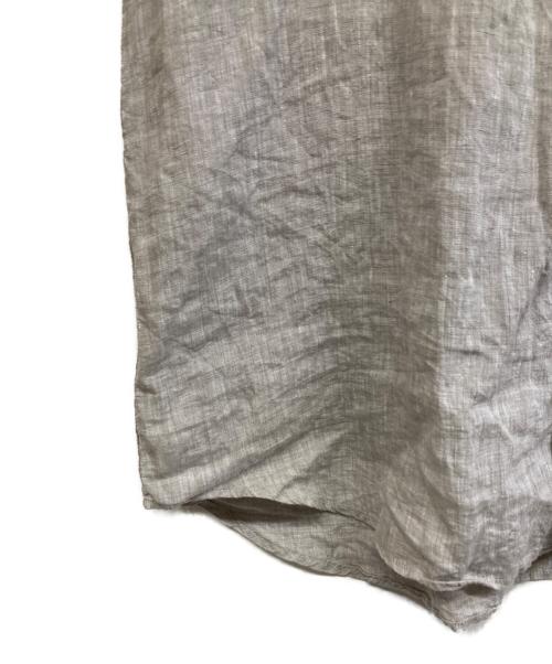 confect（コンフェクト）confect (コンフェクト) ハードマンズリネンワイド半袖シャツ グレー サイズ:4の古着・服飾アイテム