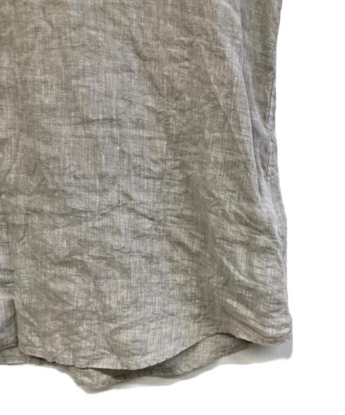 confect（コンフェクト）confect (コンフェクト) ハードマンズリネンワイド半袖シャツ グレー サイズ:4の古着・服飾アイテム