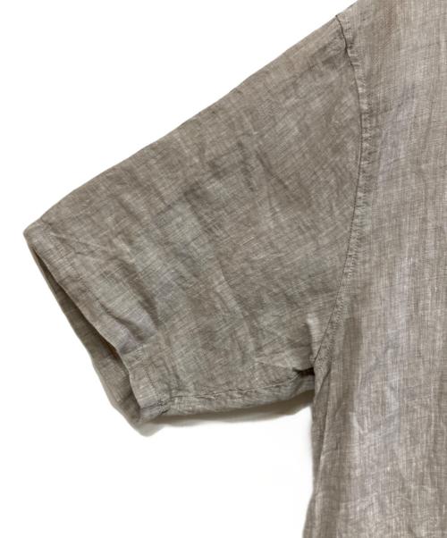 confect（コンフェクト）confect (コンフェクト) ハードマンズリネンワイド半袖シャツ グレー サイズ:4の古着・服飾アイテム