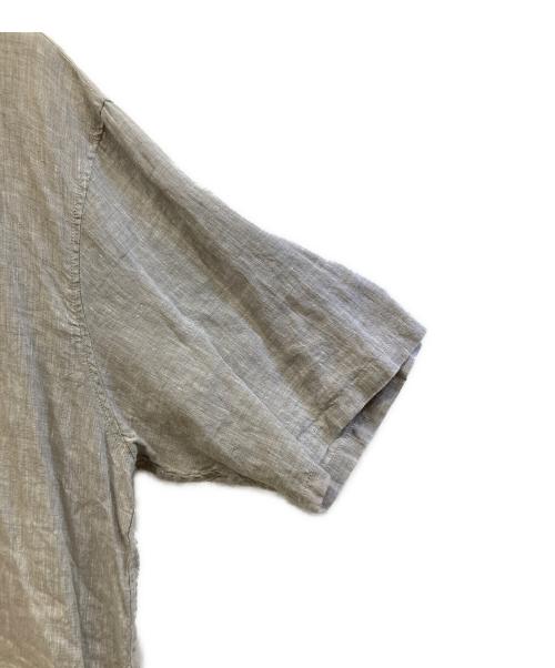 confect（コンフェクト）confect (コンフェクト) ハードマンズリネンワイド半袖シャツ グレー サイズ:4の古着・服飾アイテム